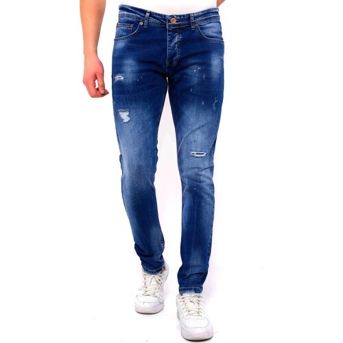Abbigliamento Uomo Jeans slim True Rise 140527860 Blu