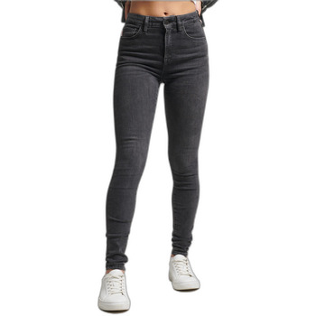 Superdry Jeans skinny taille haute femme Grigio