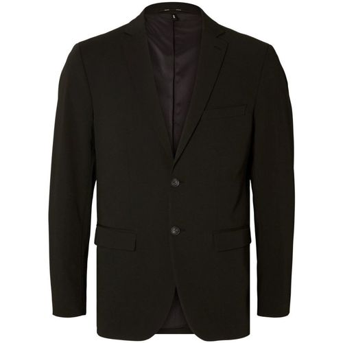 Abbigliamento Uomo Giacche Selected 16087824 SLIM-LIAM-BLACK Nero