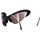 Orologi & Gioielli Occhiali da sole Balenciaga Occhiali da Sole  Wire Cat BB0232S 001 Nero