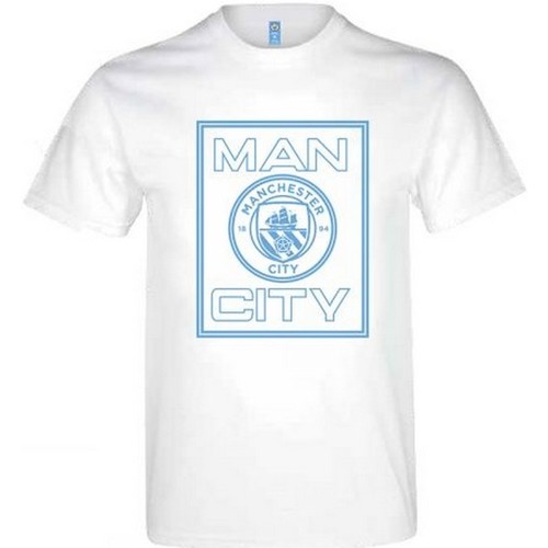 Abbigliamento T-shirts a maniche lunghe Manchester City Fc BS2807 Bianco