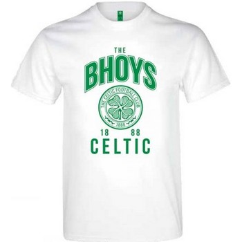 Abbigliamento T-shirts a maniche lunghe Celtic Fc  Bianco