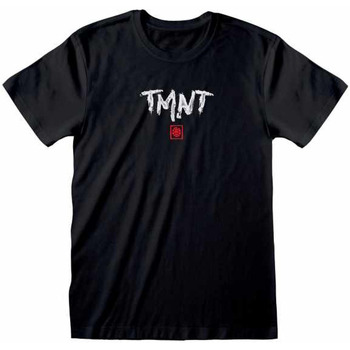 Abbigliamento T-shirts a maniche lunghe Teenage Mutant Ninja Turtles HE1273 Nero