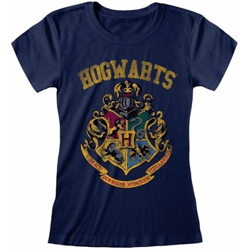 Abbigliamento Donna T-shirts a maniche lunghe Harry Potter HE1279 Blu