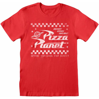 Abbigliamento T-shirts a maniche lunghe Toy Story Pizza Planet Rosso