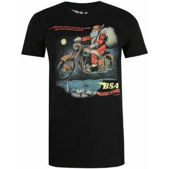 Abbigliamento Uomo T-shirts a maniche lunghe Bsa TV1592 Nero