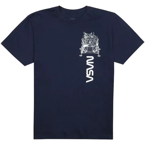 Abbigliamento T-shirts a maniche lunghe Nasa Shuttle Schematic Blu