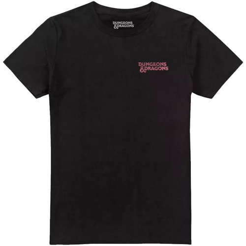 Abbigliamento Uomo T-shirts a maniche lunghe Dungeons & Dragons High Roller Nero