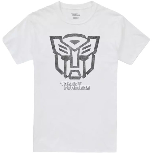 Abbigliamento Uomo T-shirts a maniche lunghe Transformers TV1749 Bianco