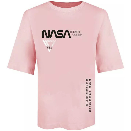 Abbigliamento Donna T-shirts a maniche lunghe Nasa TV1753 Rosso