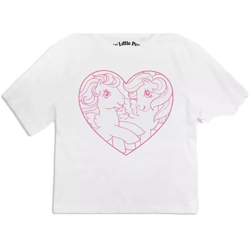 Abbigliamento Donna T-shirts a maniche lunghe My Little Pony TV1756 Bianco