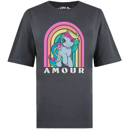 Abbigliamento Donna T-shirts a maniche lunghe My Little Pony Amour Multicolore