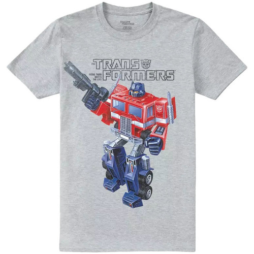 Abbigliamento Uomo T-shirts a maniche lunghe Transformers Old School Grigio