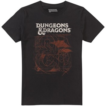 Abbigliamento Uomo T-shirts a maniche lunghe Dungeons & Dragons TV1784 Nero