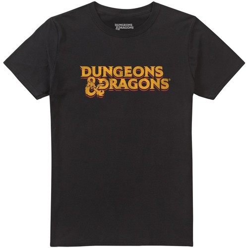 Abbigliamento Uomo T-shirts a maniche lunghe Dungeons & Dragons 70's Nero