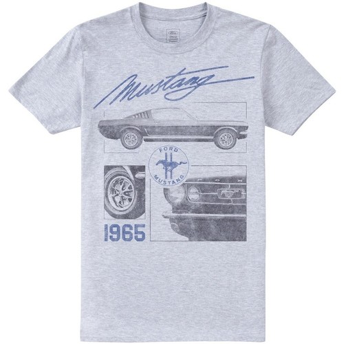 Abbigliamento Uomo T-shirts a maniche lunghe Ford Mustang 1965 Grigio