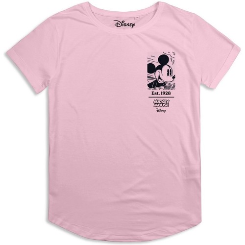 Abbigliamento Donna T-shirts a maniche lunghe Disney Comic Book Mickey Rosso