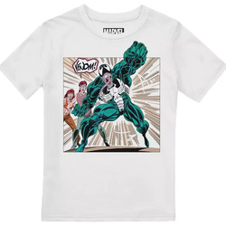 Abbigliamento Bambino T-shirts a maniche lunghe Venom TV1898 Bianco