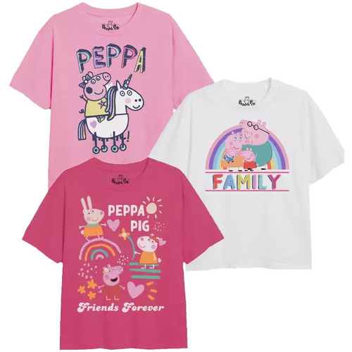 Abbigliamento Bambina T-shirts a maniche lunghe Dessins Animés Friends & Family Rosso