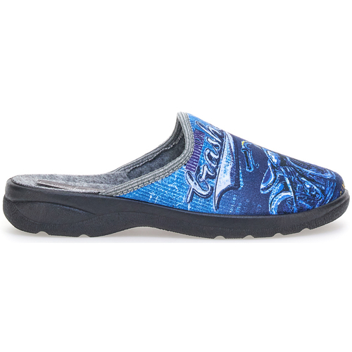 Scarpe Uomo Pantofole New Confort 118 Blu
