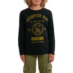 Abbigliamento Unisex bambino T-shirts a maniche lunghe Scorpion Bay  Nero