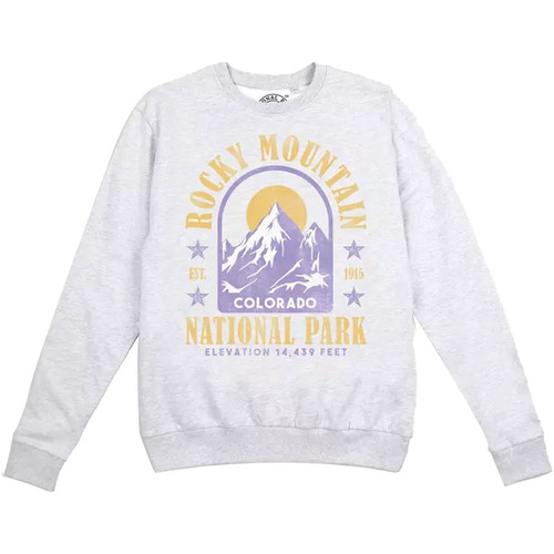 Abbigliamento Donna Felpe National Parks Colorado Grigio