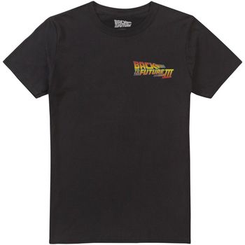 Abbigliamento Uomo T-shirts a maniche lunghe Back To The Future  Nero