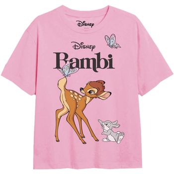 Abbigliamento Bambina T-shirts a maniche lunghe Bambi  Rosso