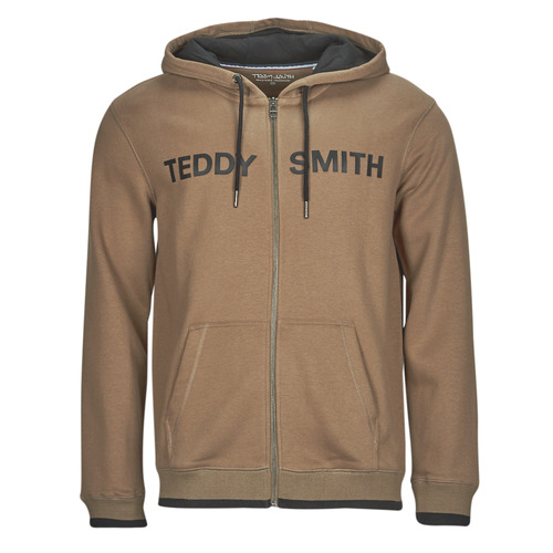 Abbigliamento Uomo Gilet / Cardigan Teddy Smith GICLASS HOODY Beige