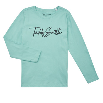 Abbigliamento Bambino T-shirts a maniche lunghe Teddy Smith T-EVAN ML JR Blu / Clair