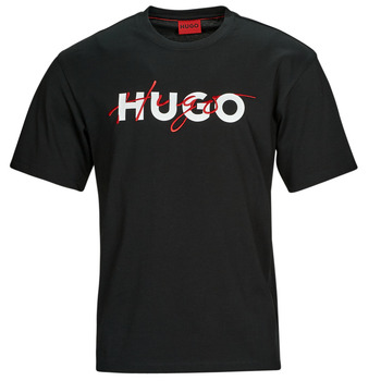 Abbigliamento Uomo T-shirt maniche corte HUGO Dakaishi Nero