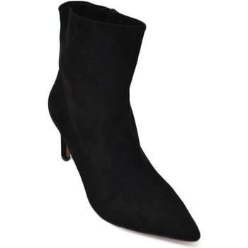 Scarpe Donna Tronchetti Corina Tronchetti in ecopelle alla caviglia scamosciata nero punta tac Nero