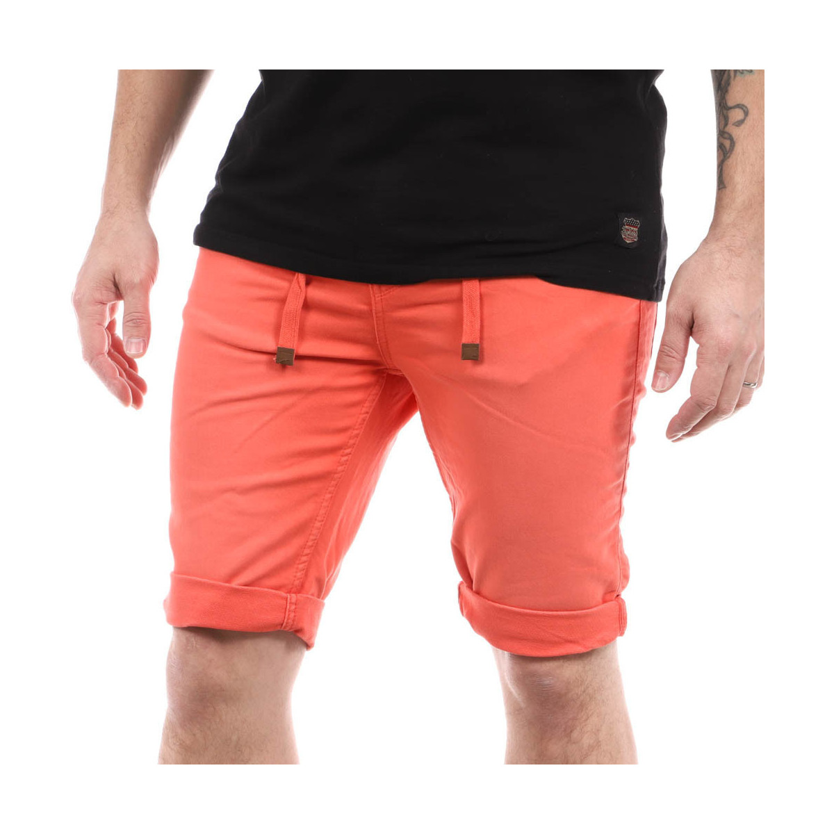 Abbigliamento Uomo Shorts / Bermuda Paname Brothers PB-MALDIVE2 Arancio