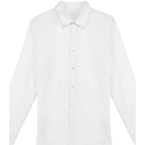 Abbigliamento Uomo Camicie maniche lunghe Native Spirit PC5130 Bianco