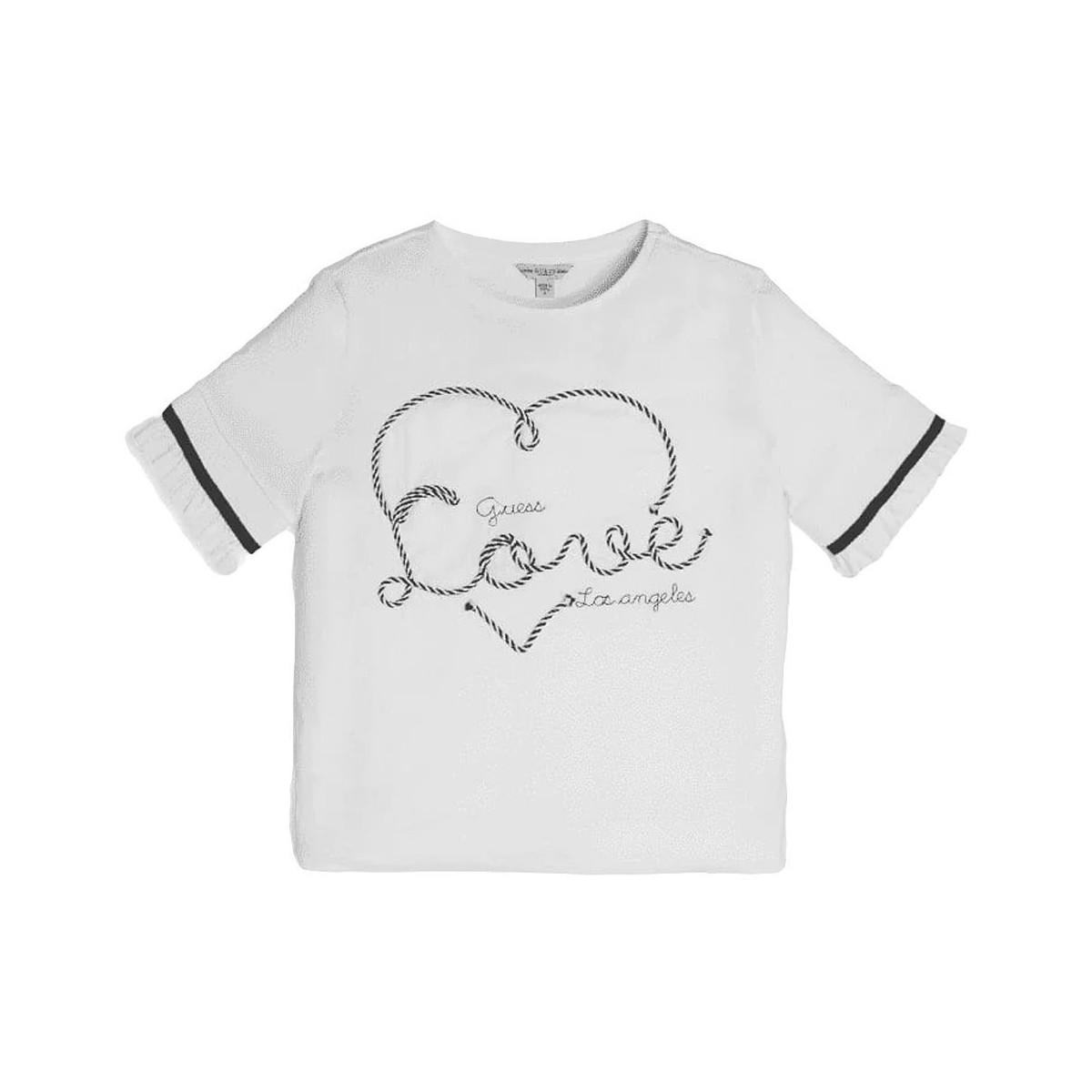 Abbigliamento Bambina T-shirt & Polo Guess G-J02I18K5M20 Bianco