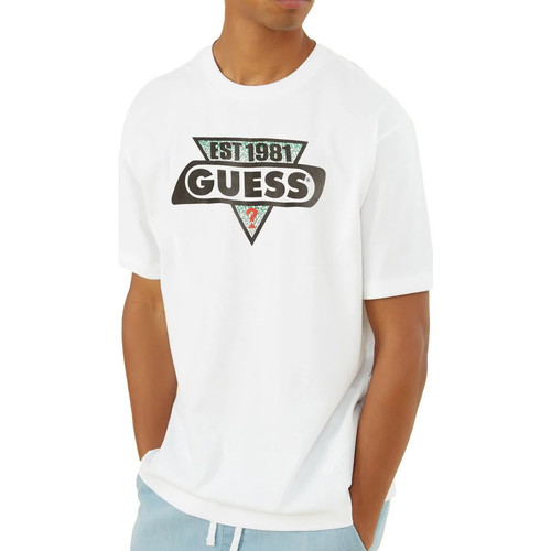 Abbigliamento Uomo T-shirt & Polo Guess G-M0GI95K9XF0 Bianco