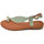 Scarpe Donna Sandali Malu Shoes SANDALO BASSO DONNA IN ECOPELLE VERDE INTRADITO CON POLLICE SEP Verde