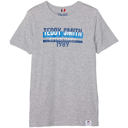 Abbigliamento Bambino T-shirt & Polo Teddy Smith 61006028D Grigio