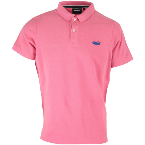 Abbigliamento Uomo T-shirt & Polo Superdry Classic Pique Polo Rosa