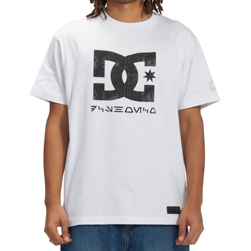 Abbigliamento Uomo T-shirt & Polo DC Shoes Star Wars X DC Star Wars Darkside ADYZT05140-WBB0 Bianco