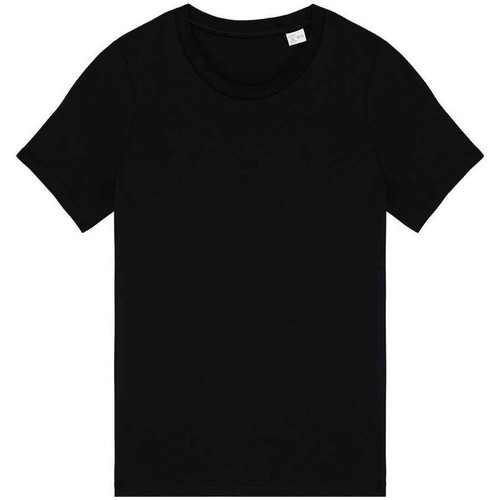 Abbigliamento Unisex bambino T-shirts a maniche lunghe Native Spirit PC5114 Nero