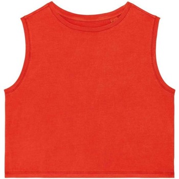 Abbigliamento Donna Top / T-shirt senza maniche Native Spirit  Rosso