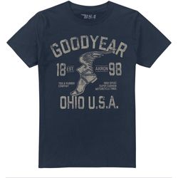 Abbigliamento Uomo T-shirts a maniche lunghe Goodyear Ohio USA Blu
