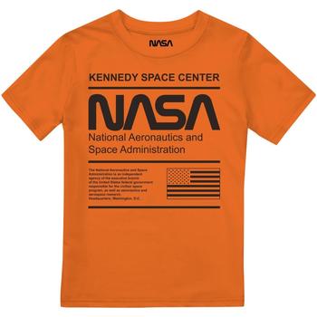 Abbigliamento Bambino T-shirts a maniche lunghe Nasa Mono Kennedy Arancio