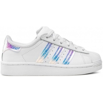 Scarpe Bambino Sneakers adidas Originals Superstar C- bambina Bianco