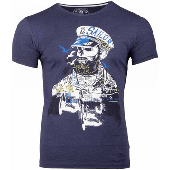 Abbigliamento Uomo T-shirt maniche corte La Maison Blaggio MB-MENTOR Blu