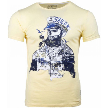 Abbigliamento Uomo T-shirt maniche corte La Maison Blaggio MB-MENTOR Giallo