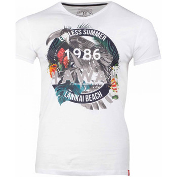 Abbigliamento Uomo T-shirt maniche corte La Maison Blaggio MB-MANDOR Bianco