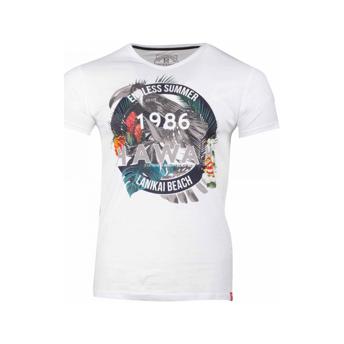 Abbigliamento Uomo T-shirt & Polo La Maison Blaggio MB-MANDOR Bianco