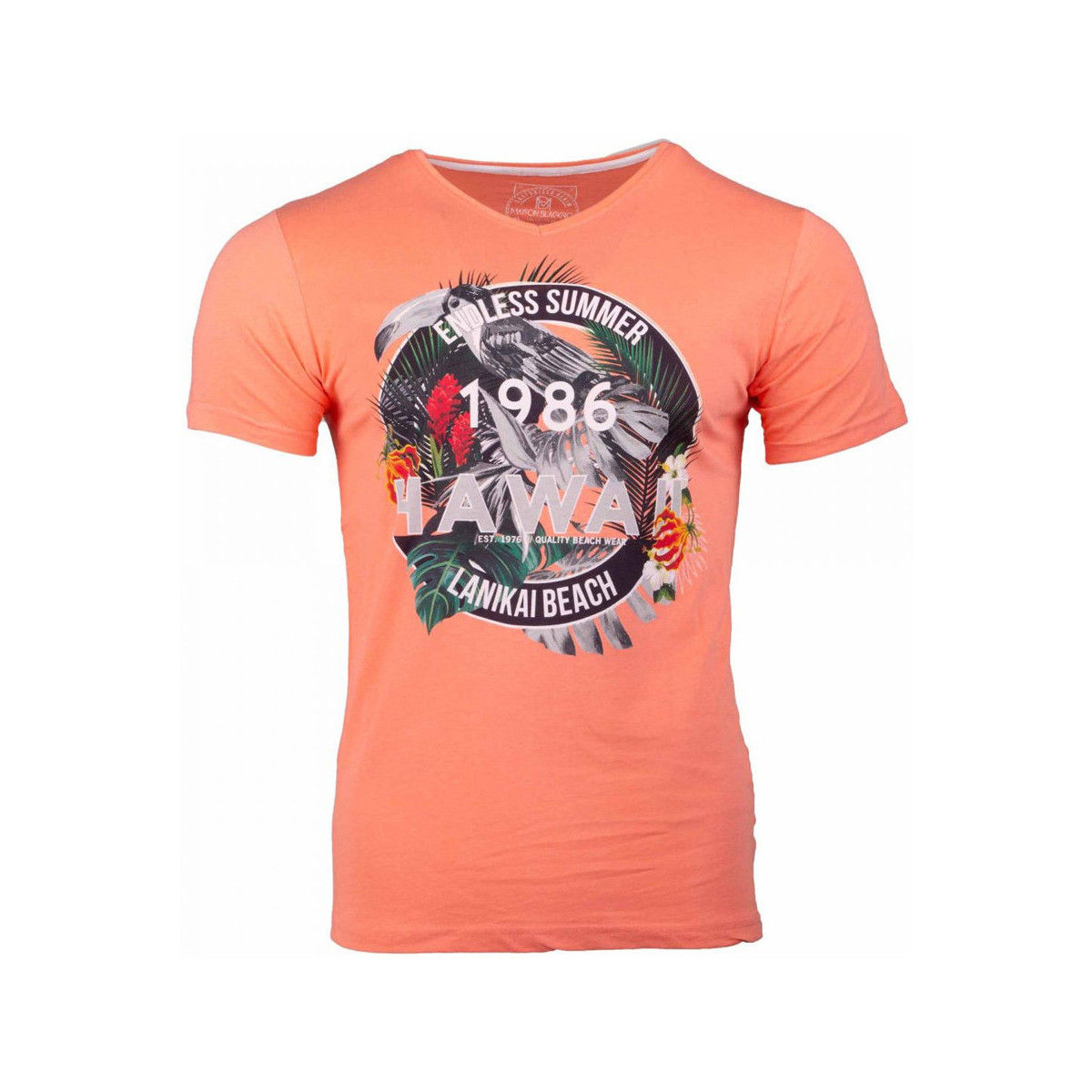 Abbigliamento Uomo T-shirt & Polo La Maison Blaggio MB-MANDOR Arancio